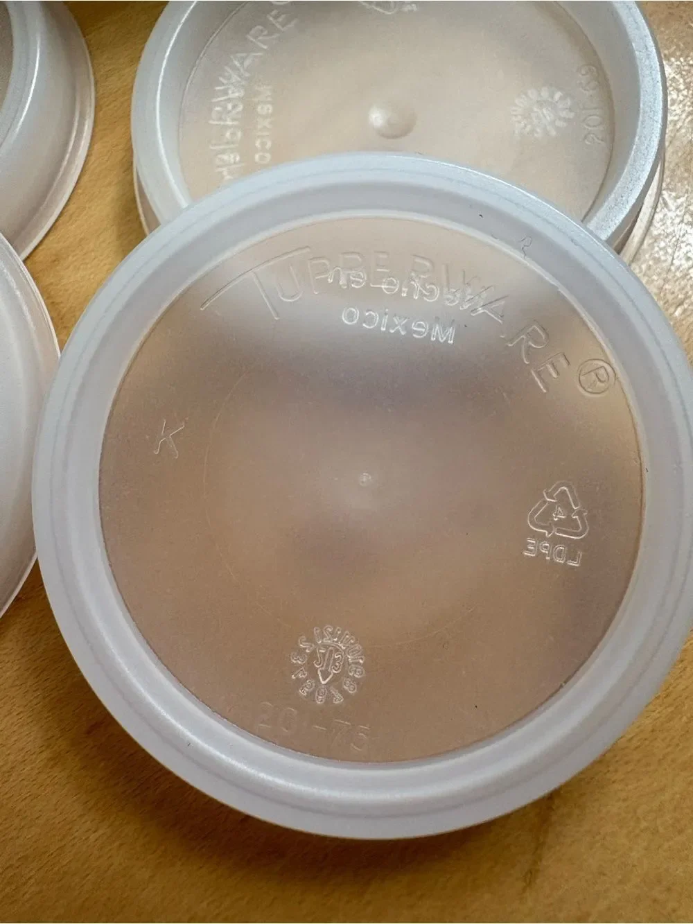 NWT Tupperware Clear Midgets - Set of 6